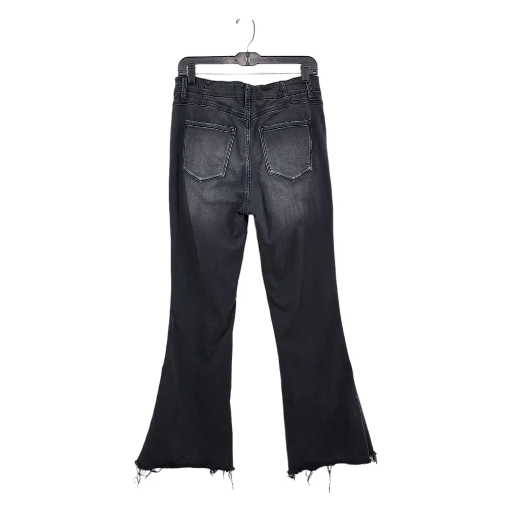 Kancan Women's Cotton Blend High Rise Flare Jeans - 30 - Picture 6 of 8